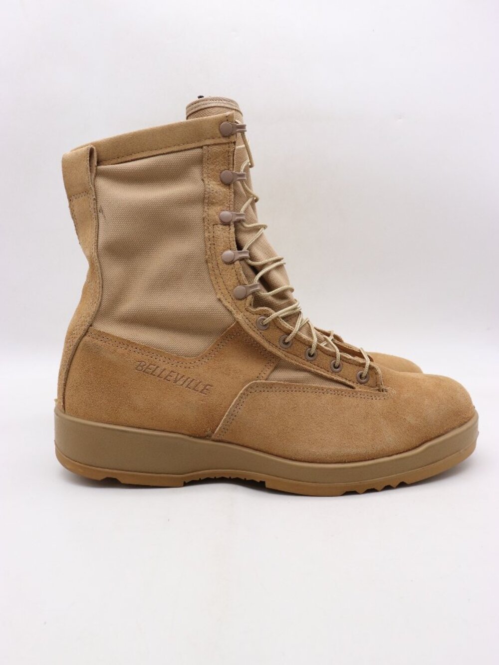 Belleville 330 Military Men's Size 14 W Tan Suede Steel Toe Flight Combat Boots